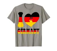 I Love Germany I Heart Berlin - Mapa gráfico de la Bandera del Orgullo alemán Camiseta