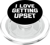 I Love Getting Upset - Divertido dicho sarcástico humor novedad PopSockets PopGrip para MagSafe
