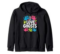 I Love Ghosts Spooky Fun para Halloween Sudadera con Capucha