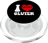 I Love Gluten I Heart Gluten Calories Carbs No Diet Funny PopSockets PopGrip para MagSafe