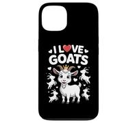I Love Goats Adorable Divertido Mensaje Sentido Carcasa para iPhone 13