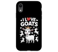 I Love Goats Adorable Divertido Mensaje Sentido Carcasa para iPhone XR