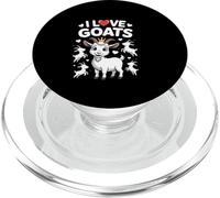 I Love Goats Adorable Divertido Mensaje Sentido PopSockets PopGrip para MagSafe