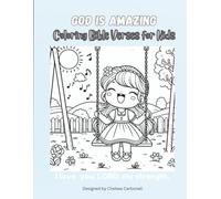 I love God Coloring Bible Verses for Kids: Adorable & Fun Coloring Pages Kids Will Love with 24 Bible Verses