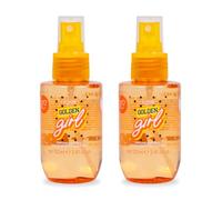 I LOVE Golden Girl Body Mist - Bruma Corporal Perfumada con Notas Florales & Cálidas - Spray Ligero & Refrescante de Larga Duración para Mujer 2x 100ml