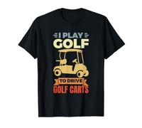 I Love Golf Carts Broma de carro de golf Camiseta