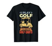 I Love Golf Carts Broma de Carro de Golf Camiseta gráfica económica