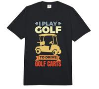 I Love Golf Carts Broma de Carro de Golf Comfort Colors Adult Heavyweight T-Shirt