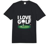 I Love Golf tee Off Diseño Entusiasta Comfort Colors Adult Heavyweight T-Shirt
