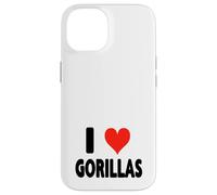 I Love Gorilas - Corazón Montaña Gorila Zoo Animal Ape Carcasa para iPhone 14