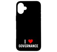 I Love Governance - Auditoría Interna de Riesgo de cumplimiento cardíaco Carcasa para iPhone 16 Plus