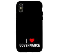 I Love Governance - Auditoría Interna de Riesgo de cumplimiento cardíaco Carcasa para iPhone X/XS
