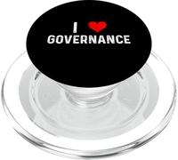 I Love Governance - Auditoría Interna de Riesgo de cumplimiento cardíaco PopSockets PopGrip para MagSafe