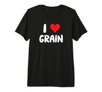 I Love Grain - Corazón - Cultivos Granjero Granjero Agricultura Pan de Trigo Camiseta Premium