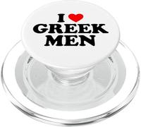 I Love Greek Men PopSockets PopGrip para MagSafe