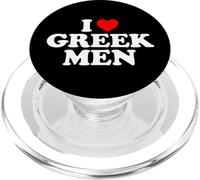 I Love Greek Men PopSockets PopGrip para MagSafe