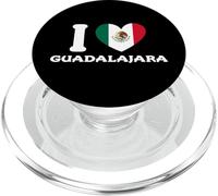 I Love Guadalajara Heart México Flag PopSockets PopGrip para MagSafe