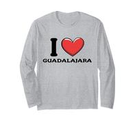 I Love Guadalajara México Manga Larga