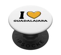 I Love Guadalajara México PopSockets PopGrip Adhesivo
