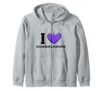 I Love Guadalajara México Sudadera con Capucha