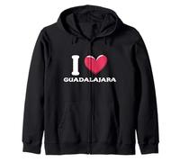 I Love Guadalajara México Sudadera con Capucha