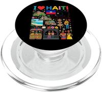 I Love Haiti Haitiano PopSockets PopGrip para MagSafe