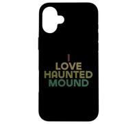 I Love Haunted Mound BF Camisa desgastada Retro Carcasa para iPhone 16 Plus