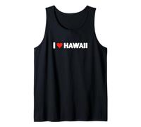 I Love Hawaii - Heart Travel Honolulu Maui Hilo Trip Travel Camiseta sin Mangas