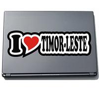 I Love Heart adhesivo Pegatina Skin para portátiles 210 mm I Love TIMOR-LESTE