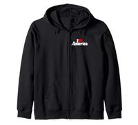 I Love Heart America USA Estados Unidos Sudadera con Capucha
