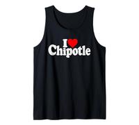 I Love Heart Chipotle Humo Pimienta JAPALAPENO Chili Camiseta sin Mangas