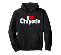 I Love Heart Chipotle Humo Pimienta JAPALAPENO Chili Sudadera con Capucha