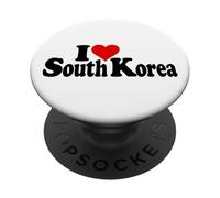 I Love Heart Corea del Sur Cultura Coreana PopSockets PopGrip Adhesivo