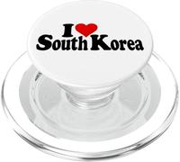 I Love Heart Corea del Sur Cultura Coreana PopSockets PopGrip para MagSafe