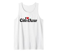 I Love Heart Cote D'AZUR LA Riviera Francesa Niza MÓNACO Camiseta sin Mangas