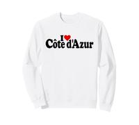 I Love Heart Cote D'AZUR LA Riviera Francesa Niza MÓNACO Sudadera