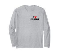 I Love Heart Espana Espana ESPAÑA Cultura ESPAÑOLA Manga Larga