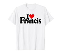 I Love Heart Francis Nombre Personalizado EN UNA tee Camiseta