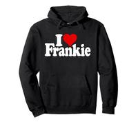 I Love Heart Frankie Frank Nombre EN UNA tee Sudadera con Capucha