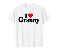 I LOVE HEART GRANNY ABUELA ABUELTA PADRE Camiseta