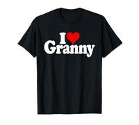 I LOVE HEART GRANNY ABUELA ABUELTA PADRE Camiseta