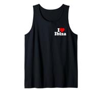 I LOVE HEART IBIZA ESPAÑA ISLAS BALEARES Camiseta sin Mangas