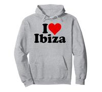 I Love Heart Ibiza ESPAÑA Islas BALEARES Sudadera con Capucha
