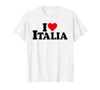 I LOVE HEART ITALIA ITALIA ITALIA CULTURA ITALIANA Camiseta