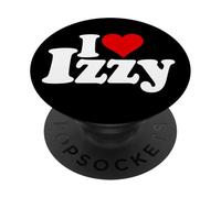 I Love Heart Izzy Isabel Nombre EN UNA tee PopSockets PopGrip Adhesivo