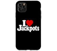 I Love Heart JACKPOTS TRAGAMONEDAS MÁQUINAS Slot Casinos Las Vegas Carcasa para iPhone 11 Pro MAX