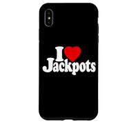 I Love Heart JACKPOTS TRAGAMONEDAS MÁQUINAS Slot Casinos Las Vegas Carcasa para iPhone XS MAX
