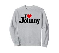 I LOVE HEART JOHNNY JOHN NOMBRE EN UNA TEE Sudadera