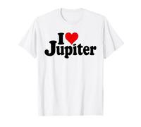 I Love Heart Jupiter Florida Planeta Nombre Camiseta