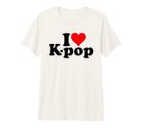 I Love Heart K-Pop K Pop MÚSICA Pop Coreana Camiseta Premium